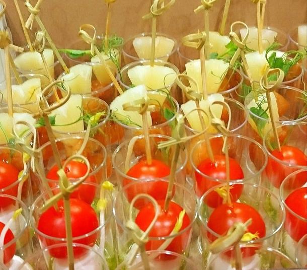 Бокс канапе в рюмочках (36 шт)